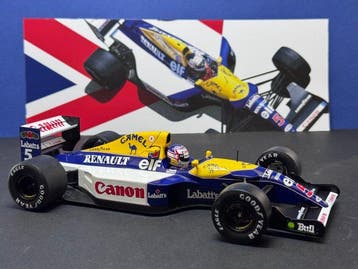 Williams - Nigel Mansell - 1992 - Schaal 1:18 modelauto, Nieuw