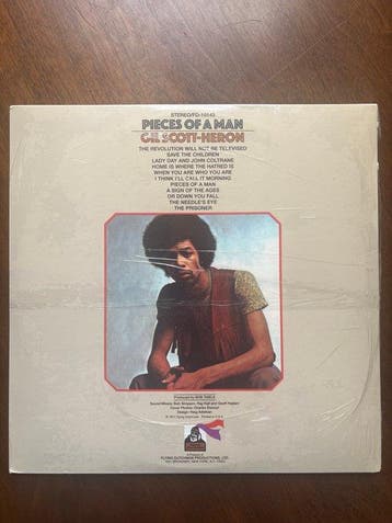 Gil Scott-Heron - Pieces of a Man LP (1972 US Stereo