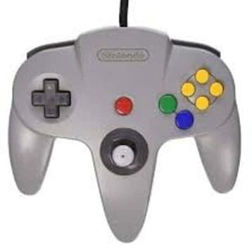 Nintendo 64 Controller Grijs Origineel (N64 Accessoires), Games en Spelcomputers, Spelcomputers | Nintendo 64, Ophalen of Verzenden