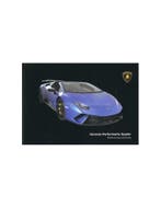 2018 LAMBORGHINI HURACAN PERFORMANTE SPYDER INSTRUCTIEBOEK.., Ophalen of Verzenden