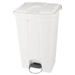 Pedaalemmer | Kunststof (Wit) | 90L | Klapdeksel | Hygiëne, Verzenden, Nieuw in verpakking