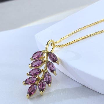 Zonder minimumprijs - Ketting met hanger - 18 karaat Zilver,