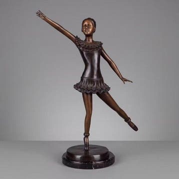Beeld, 55 cm sculptuur van een ballerina. Naar: Moore - 55