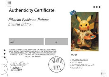SDIMART 1996 - Pikachu Pokémon Painter Limited Edition, Games en Spelcomputers, Nieuw