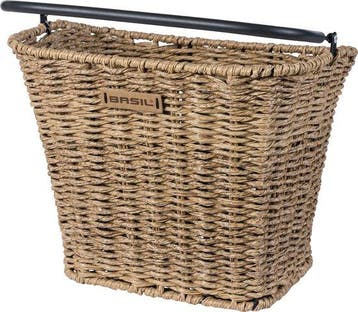 Basil Bremen Rattan Look KF Fietsmand - Voor - Kunststof, Fietsen en Brommers, Verzenden, Nieuw, Basil