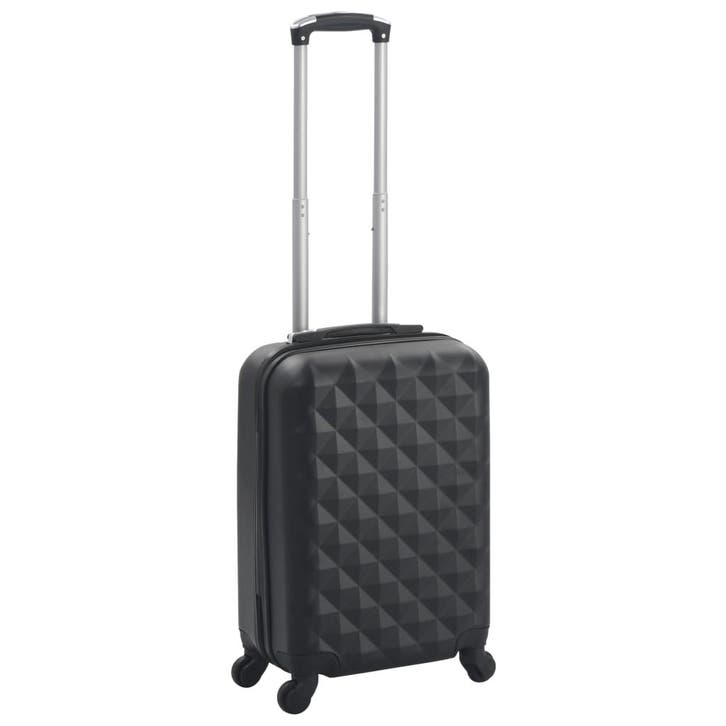 vidaXL Harde koffer ABS zwart, Bijoux, Sacs & Beauté, Valises, Envoi
