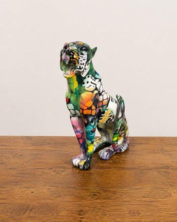 Oliver Klapp (XX) - sculptuur, Pop Art Panther Sculpture –