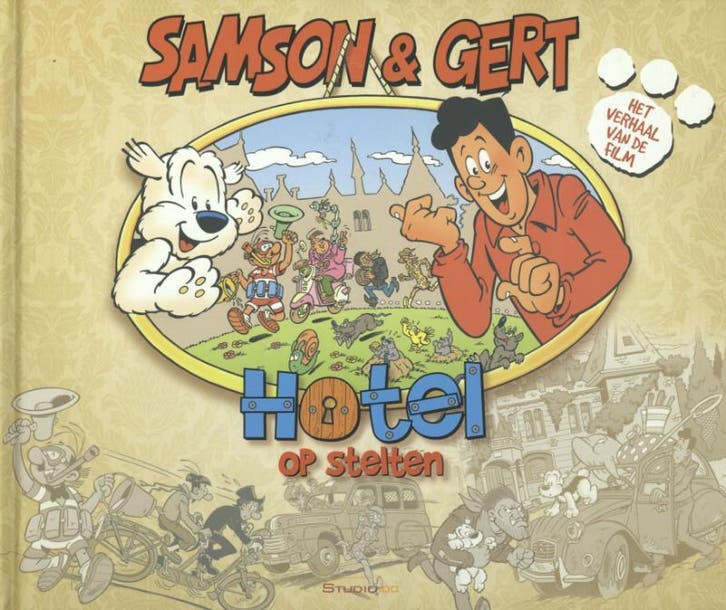 Samson en Gert Hotel op Stelten Filmboek / Samson & Gert, Boeken, Kinderboeken | Jeugd | 13 jaar en ouder, Zo goed als nieuw, Verzenden