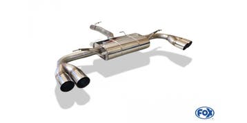 FOX BMW X3 F25 einddemper cross exit rechts/links - 2x90 typ, Verzenden, Nieuw