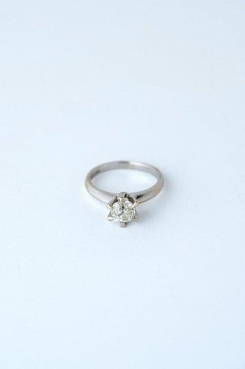 Ring - 18 karaat Witgoud - 1.20ct. tw. Diamant (Natuurlijk), Nieuw