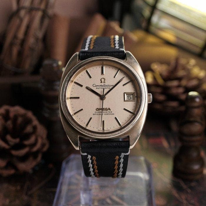 Omega - Constellation - CD 168.0056 - Heren - 1973, Handtassen en Accessoires, Horloges | Heren