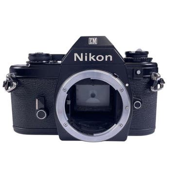 Nikon EM 35mm SLR Film Camera with NIKKOR-Q 135mm f/2.8 Lens