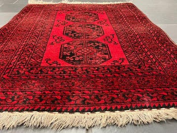 Afghaans Art Deco - Vloerkleed - 140 cm - 110 cm, Maison & Meubles