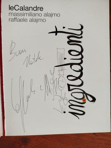 Signed; Massimiliano Alajmo; Raffaele Alajmo - Ingredienti