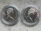 Canada. 1 Dollar 1972 & 1973 (2 munzen) (Zonder
