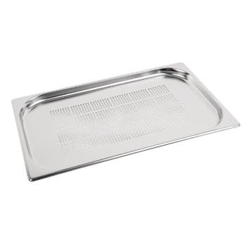 GN-Bak | RVS | 1/1 GN | Hoogte 20mm | Geperforeerd |, Verzenden, Nieuw in verpakking