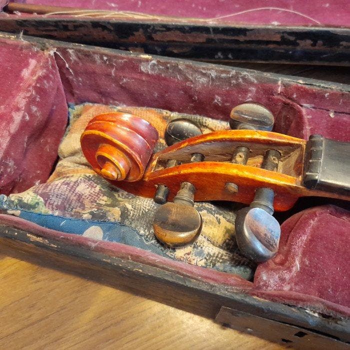 Sconosciuta - - Viool - 1950 (Zonder minimumprijs), Musique & Instruments, Instruments à vent | Flûtes à bec