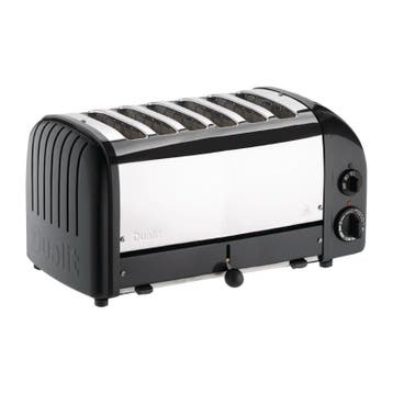 Broodrooster zwart 60145 | Cap.6st. | 195 sneden/h | 230V |, Verzenden