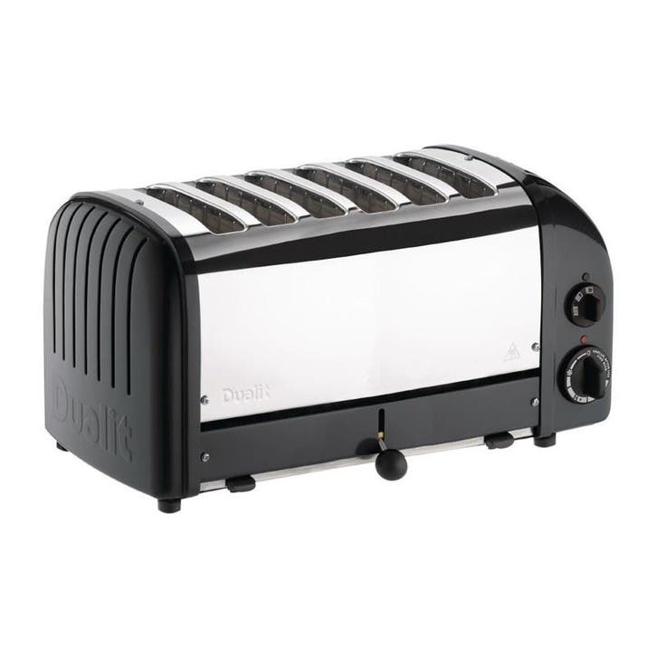 Broodrooster zwart 60145 | Cap.6st. | 195 sneden/h | 230V |, Zakelijke goederen, Horeca | Keukenapparatuur, Nieuw in verpakking