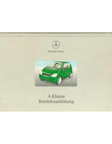 2000 MERCEDES BENZ A KLASSE INSTRUCTIEBOEKJE DUITS, Ophalen of Verzenden