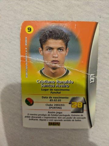 2002/03 Panini Mega Craques Cristiano Ronaldo #137 ROOKIE -, Collections