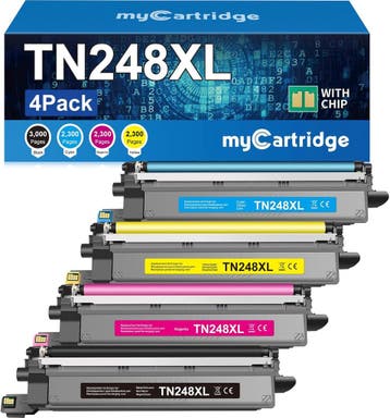 Brother TN248XL Tonerset | Tweede kansje | OP = OP, Computers en Software, Printers, Zwart-en-wit printen, Verzenden, Nieuw, MYCARTRIDGE