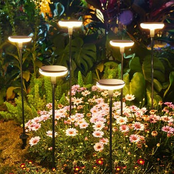 Buitenverlichting zonne-energie 2x Sunflower Solar Tuinlamp, Verzenden, Nieuw