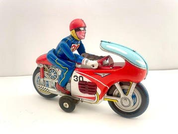 Toy Nomura - Blikken speelgoed - Racing Motorcycle with
