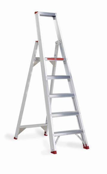 Altrex enkele trapladder Sierra 5 treden, Ophalen of Verzenden, Nieuw, Trap, Minder dan 2 meter