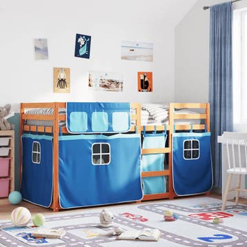 vidaXL Stapelbed zonder matras 90x200 cm massief grenenhout, Verzenden