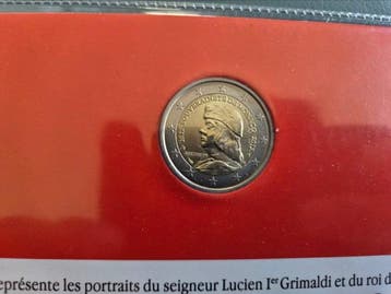 Monaco. 2 Euro 2012 Lucien Ier (Zonder minimumprijs)