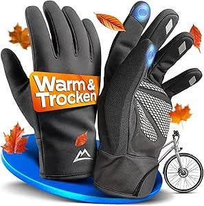 2dekans | Nextcover® Winter fietshandschoenen - ThermoShield, Fietsen en Brommers, Fietsaccessoires | Overige Fietsaccessoires