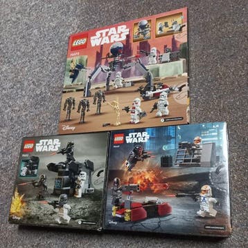 Lego Set - Star Wars - Star Wars 4 sets Battle Packs , 75372, Kinderen en Baby's, Speelgoed | Duplo en Lego, Nieuw