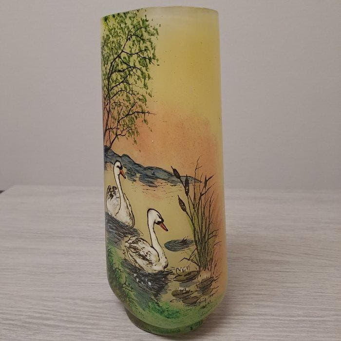 Legras en Cie - Vaas - Glas - Legras vaas, Antiek en Kunst, Antiek | Glaswerk en Kristal