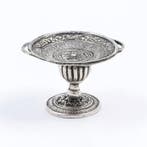 Miniatuur servies - Beeldje (3) - .835 zilver, .925 zilver, Antiek en Kunst