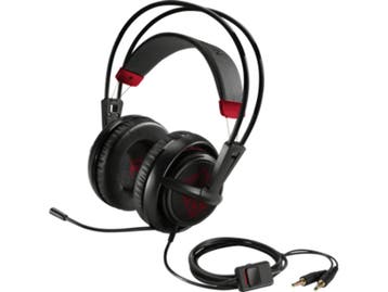 HP OMEN Headset SteelSeries - Gaming Headset - Draad - Rood, Computers en Software, Headsets, Verzenden, Zo goed als nieuw, HP