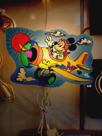 Disney - Applique murale - Plastique - Mickey Disney vintage