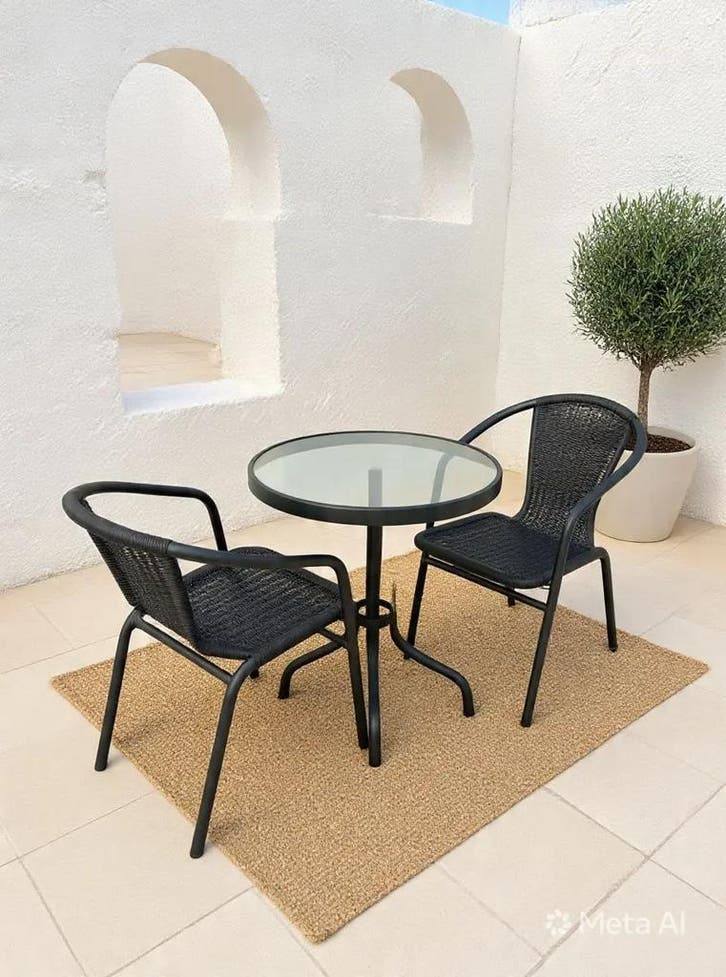 Luxe tuinset bistroset 60 Ø x 70 cm (Tuinmeubelen), Tuin en Terras, Tuinsets en Loungesets, Nieuw, Ophalen of Verzenden