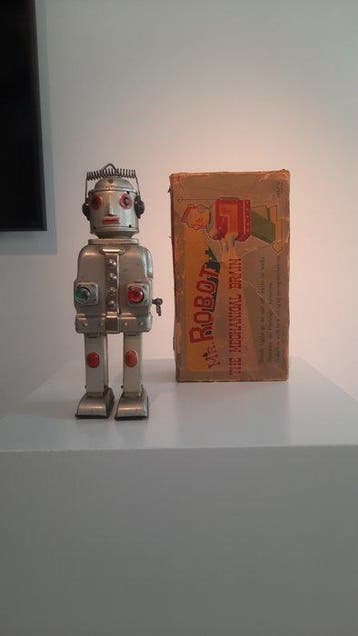 Alps - Mr Robot Le Cerveau Mécanique - Jouet en étain, boîte