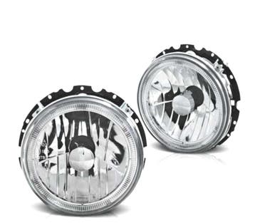 PHARES POUR VOLKSWAGEN VW GOLF MK1 74-83 ANGEL EYES CHROMÉ, Verzenden