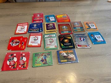 2020, 2000, 1992, 1996, 2024, 2012 Panini UEFA’s euro zakjes