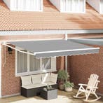 vidaXL Inklapbaar Zonnewering Frame Wit 350 x 250 cm, Tuin en Terras, Zonneschermen, Verzenden, Nieuw