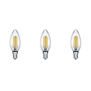 E14 LED Lamp Filament - Set van 3 Stuks Warm Wit Licht - 270, Verzenden