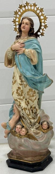 OLOT - JOSEP PI - sculptuur, Purísima Concepción talla