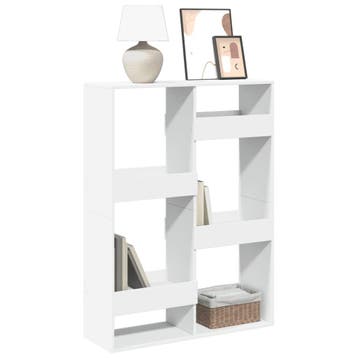 vidaXL Boekenkast 100x33x135 cm bewerkt hout wit, Verzenden