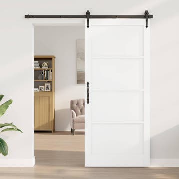 vidaXL Interne Deur 93 x 211 cm Multiplex Wit, Verzenden