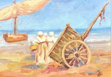 Spanish Impressionist School (XX) - The People of the Sea