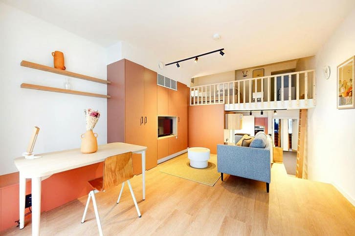 Appartement aan Quai à la Houille, Brussels, Immo, Appartementen en Studio's te huur, 20 tot 35 m²