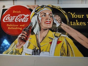 Coca-Cola Company - Coca-Cola emaille reclamebord - Emaille