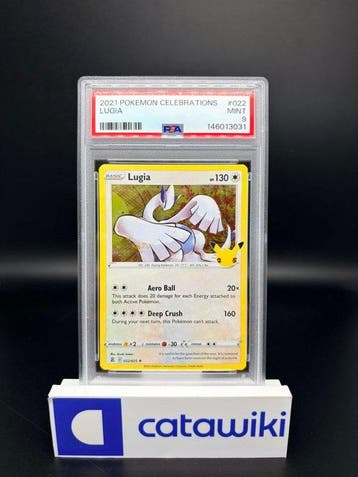 Pokémon - 1 Graded card - Lugia 022/025 PSA 9 - Sword &
